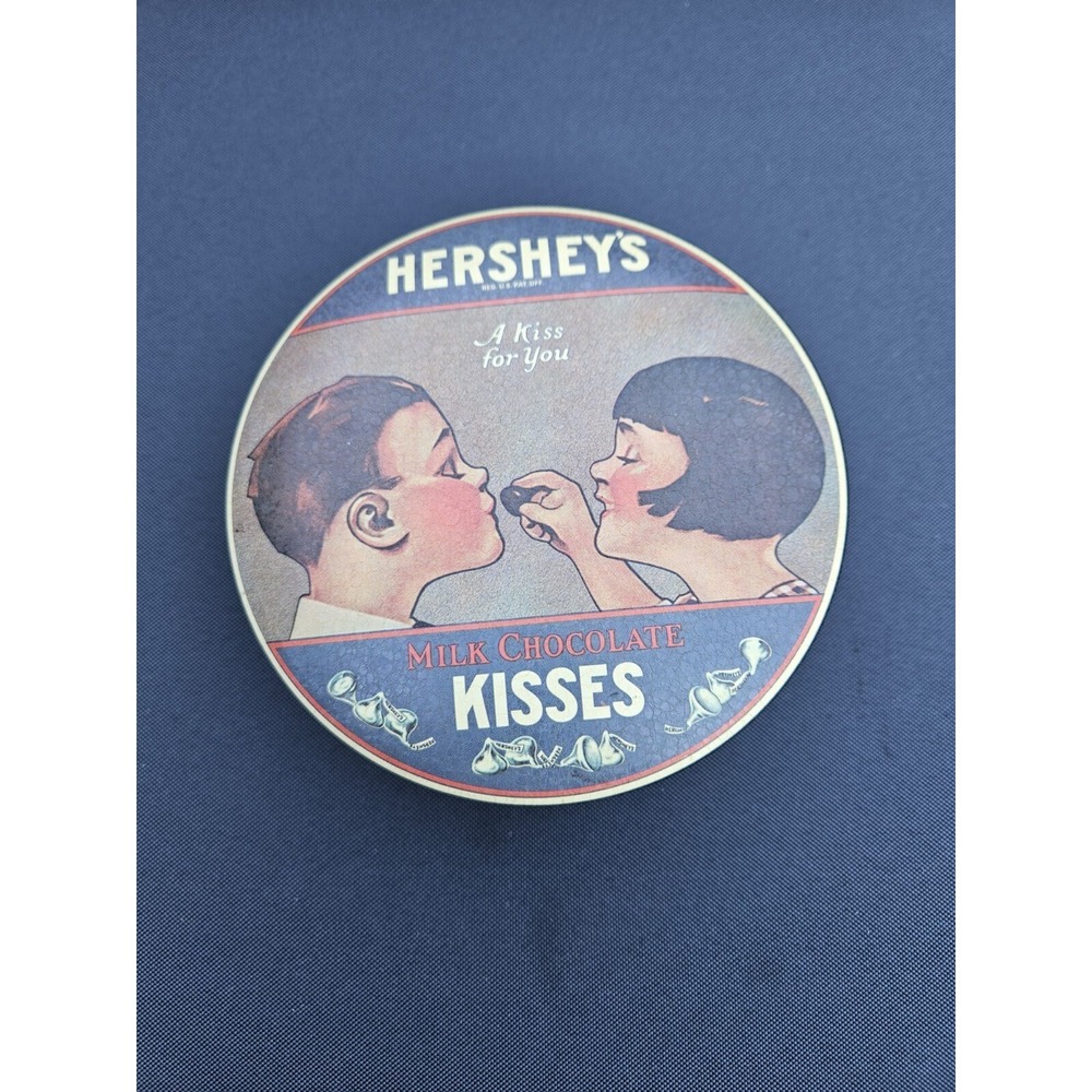 Two Tin Trinket Box Hershey's 1982‎ And Vintage Coca-cola